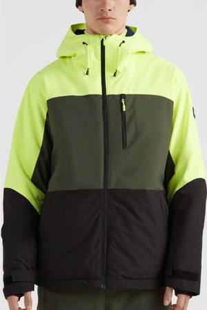 ski-jack Carbon groen/zwart