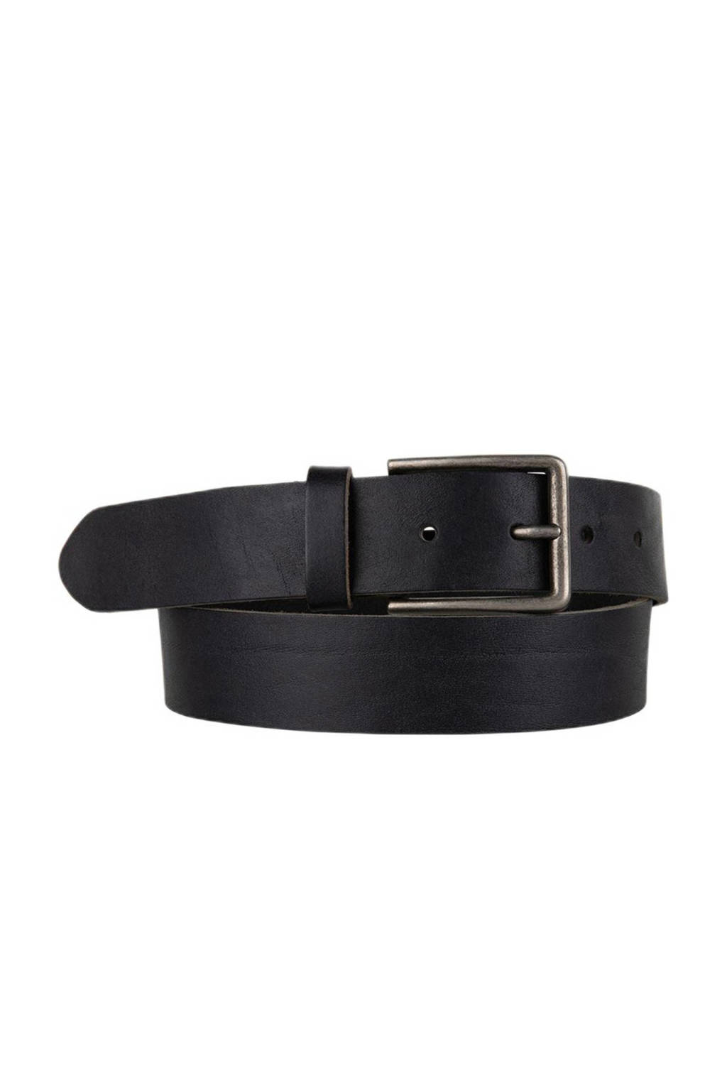 Cowboysbelt leren riem zwart