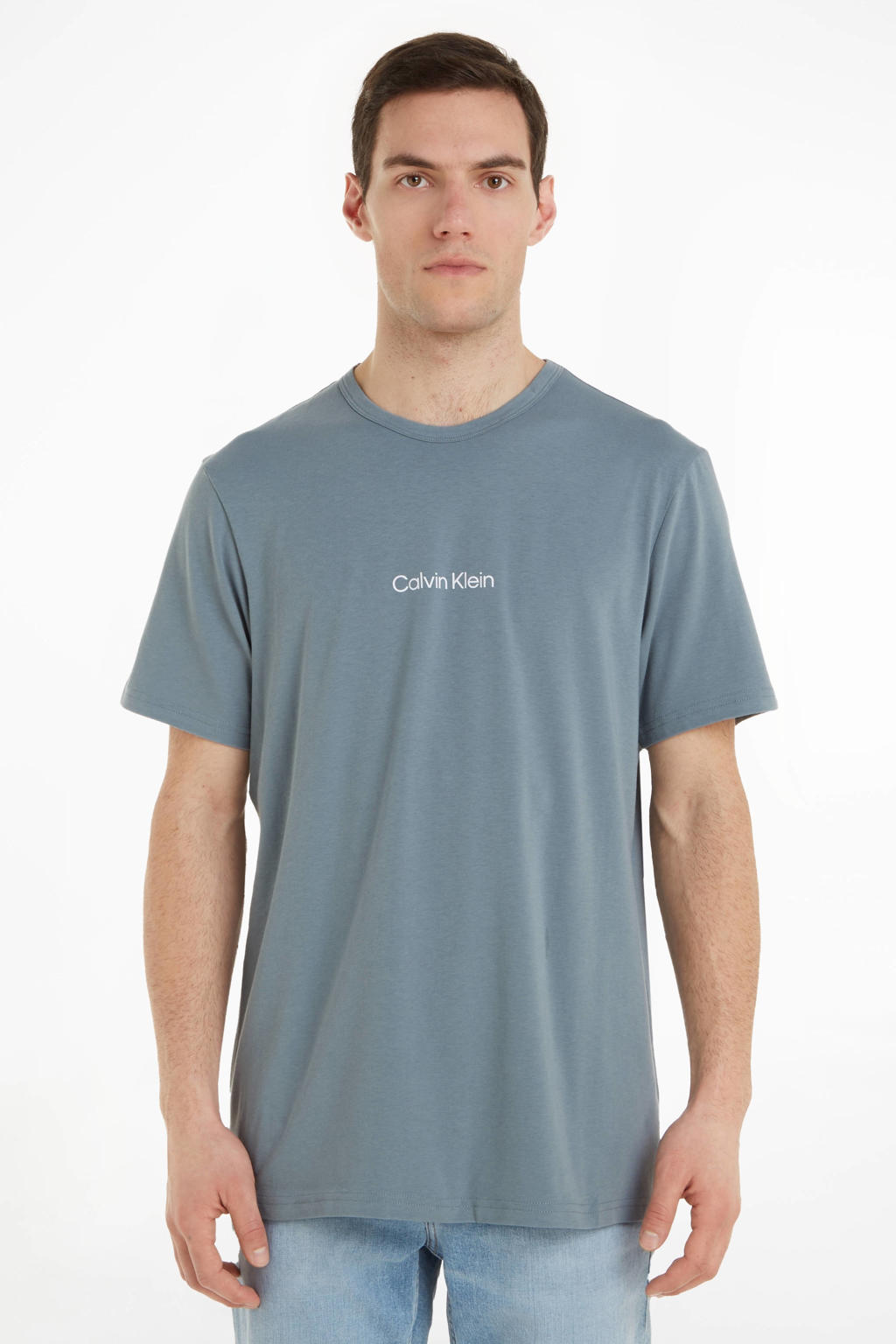 Calvin Klein pyjamatop grijsblauw