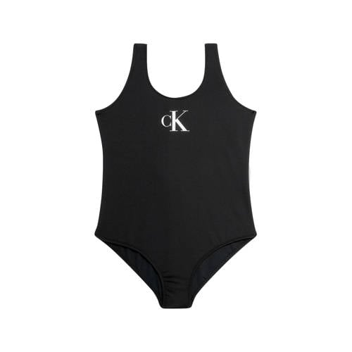Calvin Klein badpak met logo zwart afbeelding