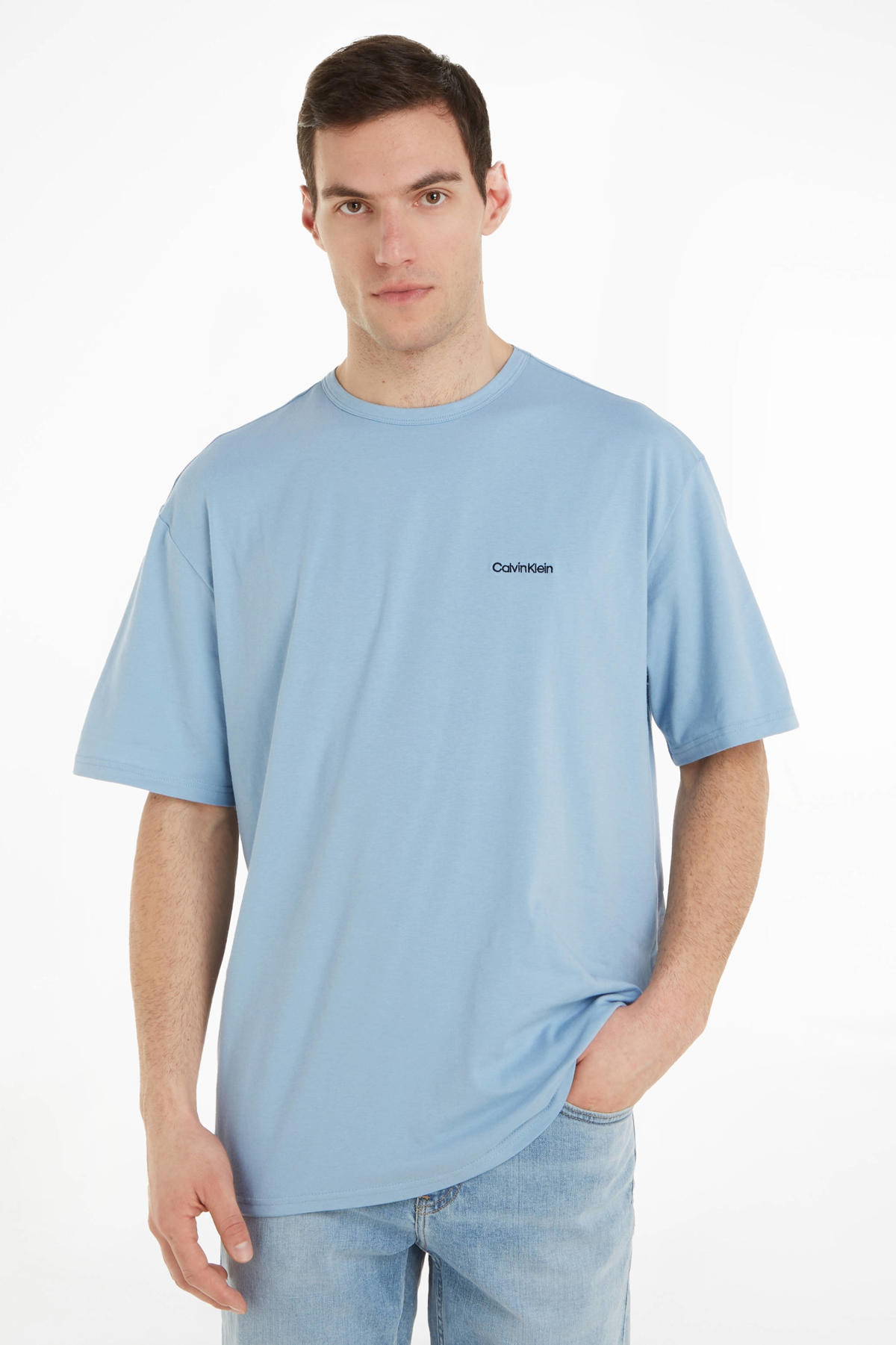Minachting Identificeren Weiland Calvin Klein T-shirt lichtblauw | wehkamp