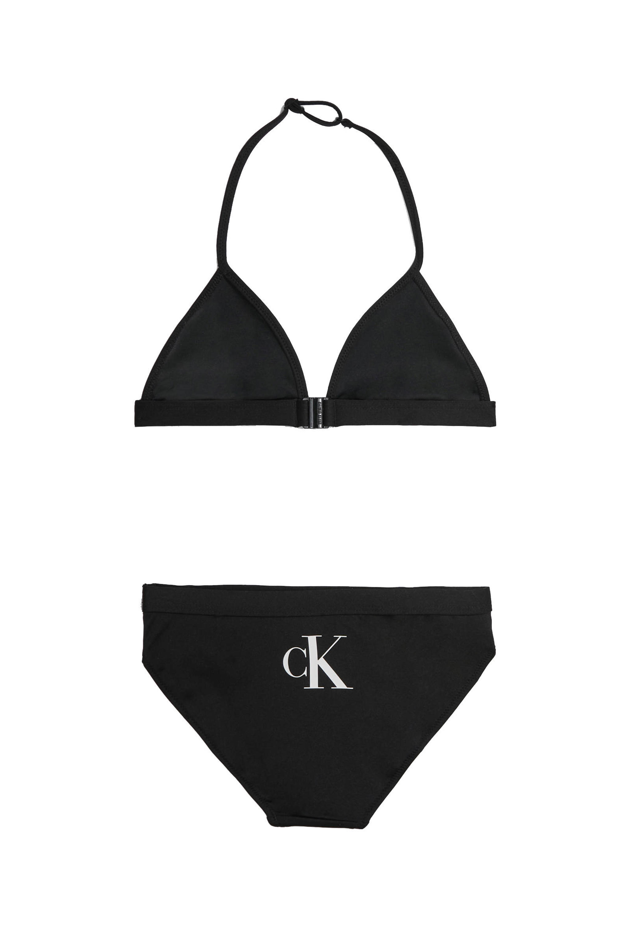 Calvin Klein triangel bikini zwart wehkamp