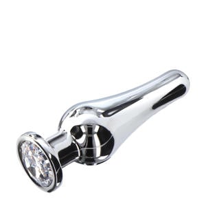 Diamond Bum Bijou buttplug - Zilver - Large