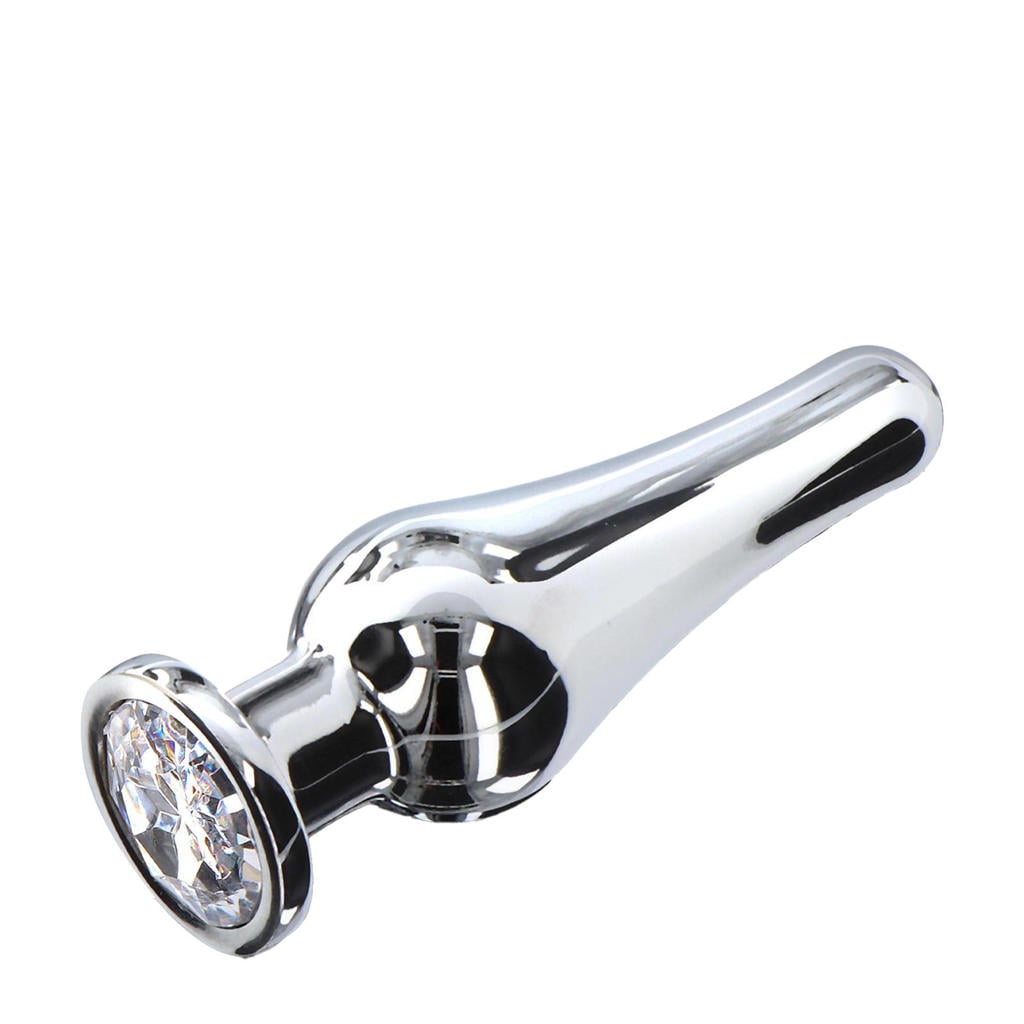 ToyJoy Diamond Bum Bijou buttplug - Zilver - Large