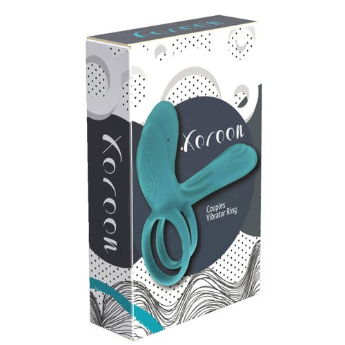 XOCOON Couples Vibrator cockring - Groen afbeelding