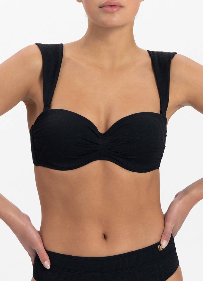 Strapless bikini best sale top zwart