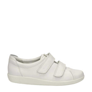 Comfort Soft 2.0 leren klittenbandschoenen ecru