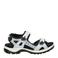 Ecco nubuck sandalen lichtblauw