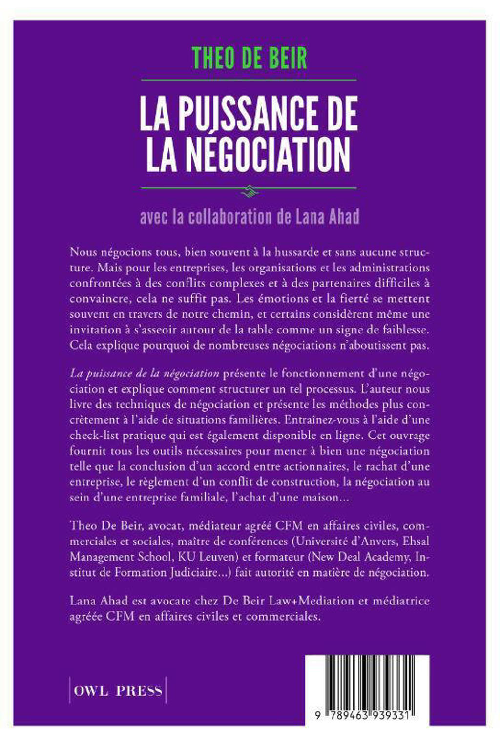 Theo De Beir en Lana Ahad La puissance de la négociation | wehkamp