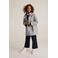 Mango Kids winterjas grijs