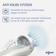 thumbnail: Difrax Natural S-Babyfles Anti Koliek - 170 ml - Lichtbruin - Anti Colic tegen krampjes