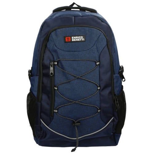 Enrico Benetti 15 inch rugzak Yellow Stone donkerblauw afbeelding
