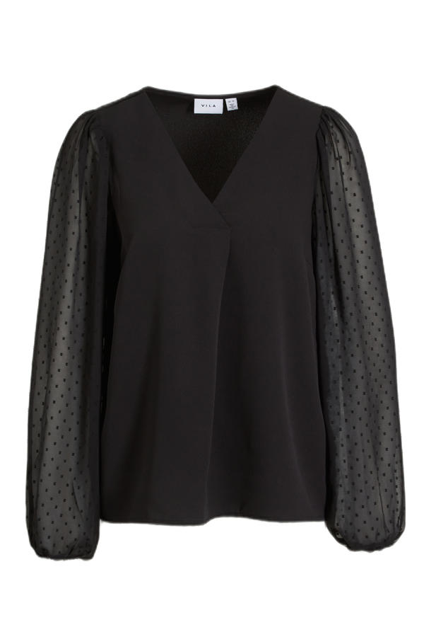 VILA Vichia Peplum Top main image 1