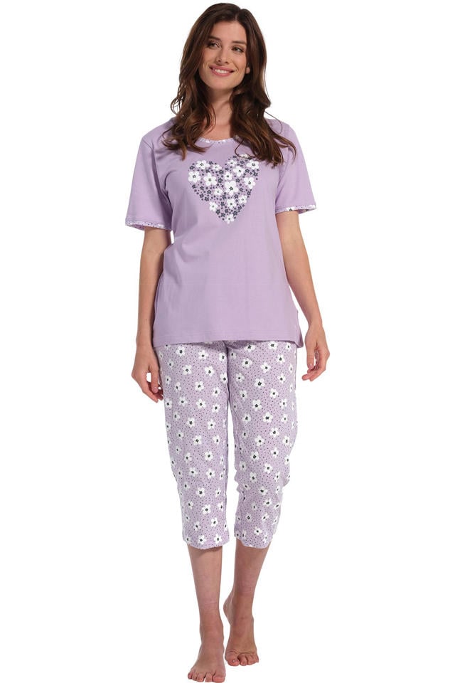 Slank rok Sneeuwwitje Pastunette pyjama lila | wehkamp