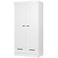 WOOOD Connect Kledingkast 2-Deurs met lade - Grenen - Dust - 195x94x53