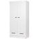 WOOOD WOOOD Connect Kledingkast 2-Deurs met lade - Grenen - Dust - 195x94x53