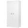 WOOOD Connect Kledingkast 2-Deurs - Grenen - Wit - 195x94x53