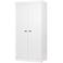 WOOOD WOOOD Connect Kledingkast 2-Deurs - Grenen - Wit - 195x94x53