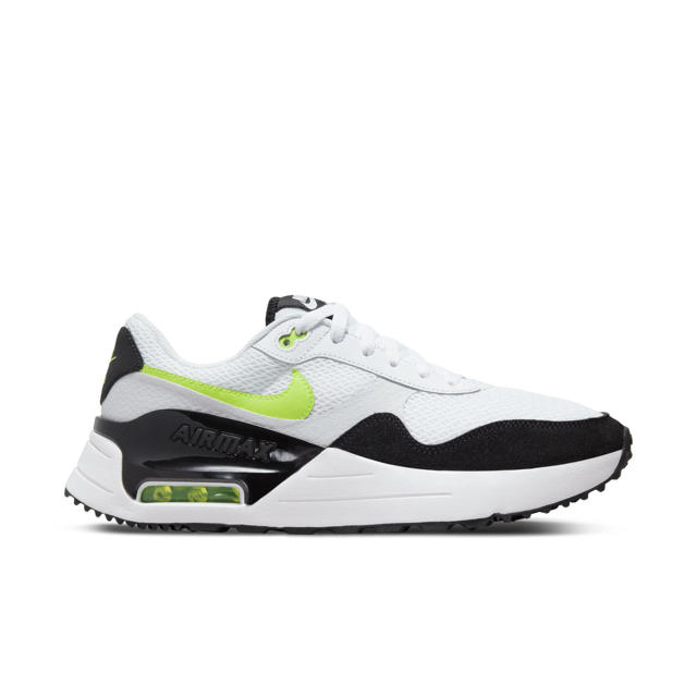 Nike Air Max Systm sneakers wit/zwart/geel wehkamp