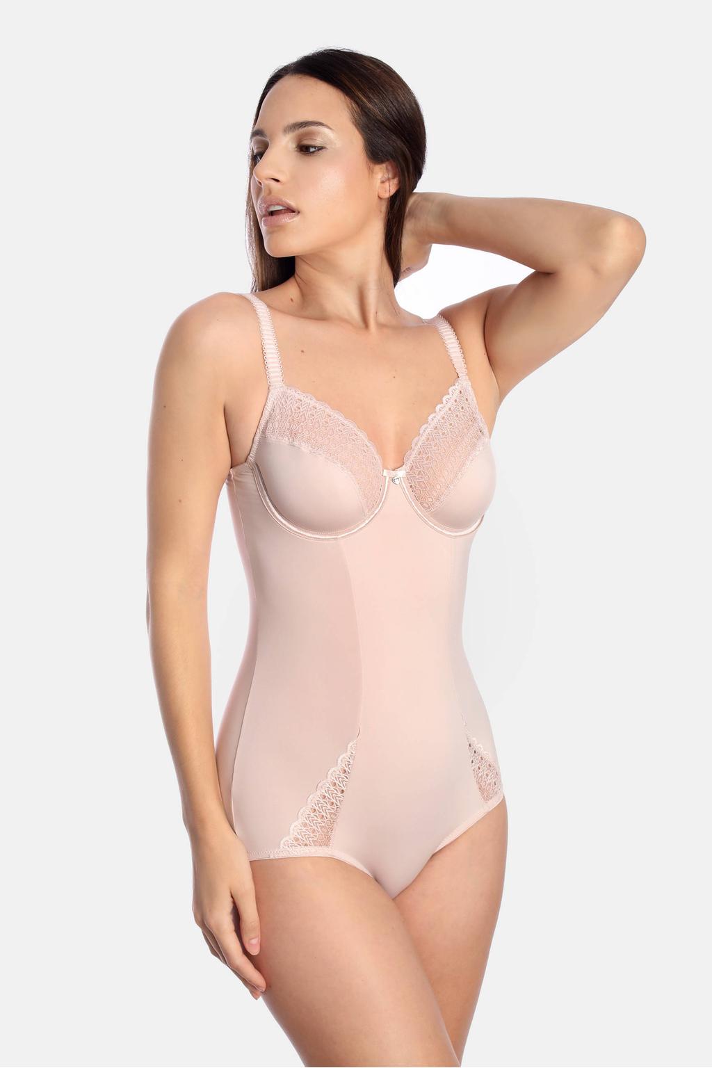 Sassa Mode body Lovely Secret met beugel lichtbeige