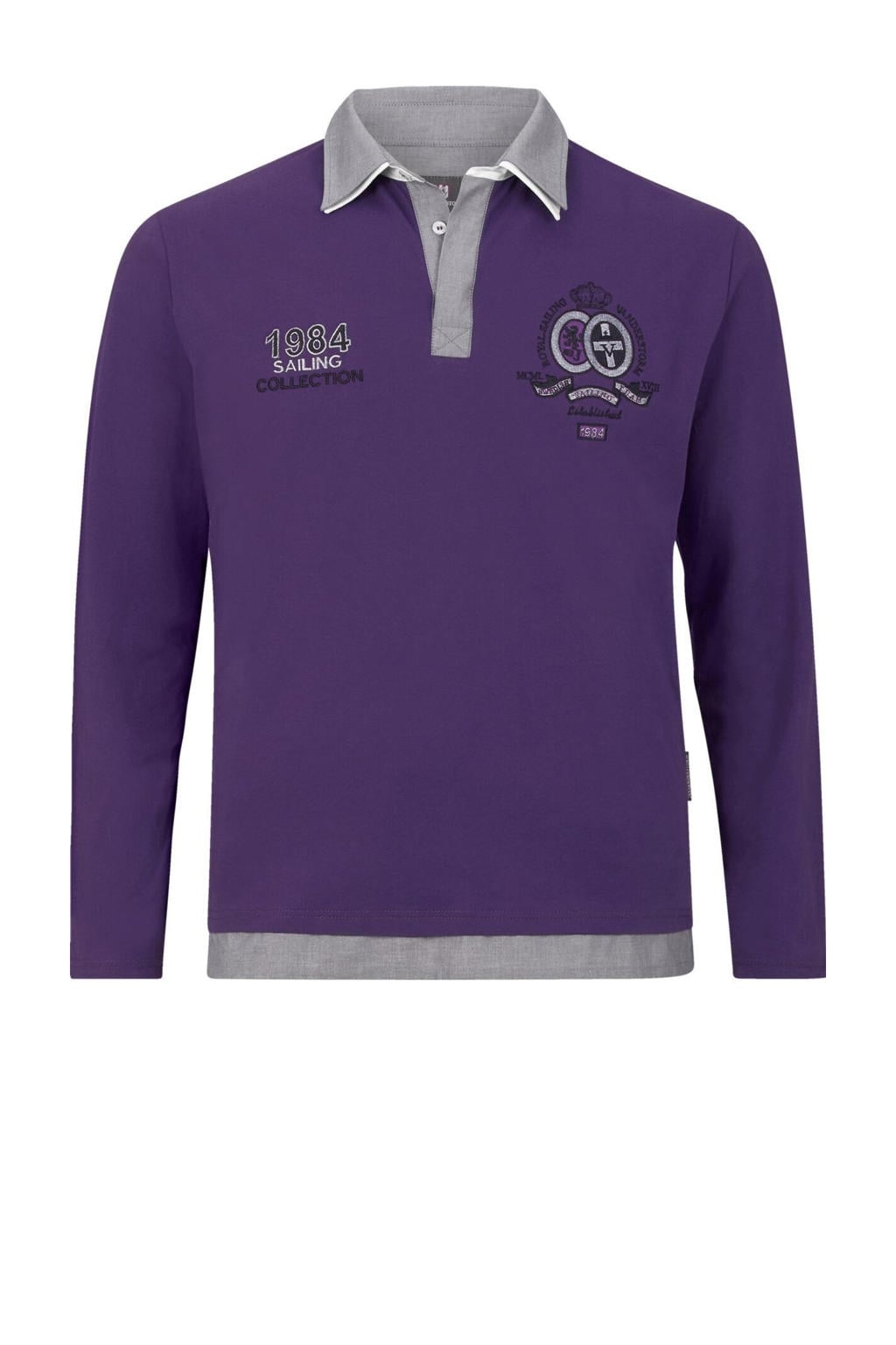 Jan Vanderstorm loose polo lila