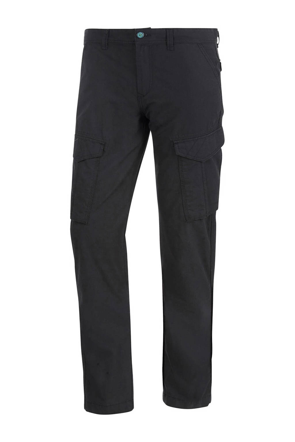 Jan Vanderstorm loose fit cargobroek Plus Size OLUHELM grijs