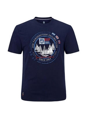oversized T-shirt TERNO  Plus Size met printopdruk donkerblauw
