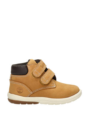 Tracks nubuck enkelboots geel/bruin