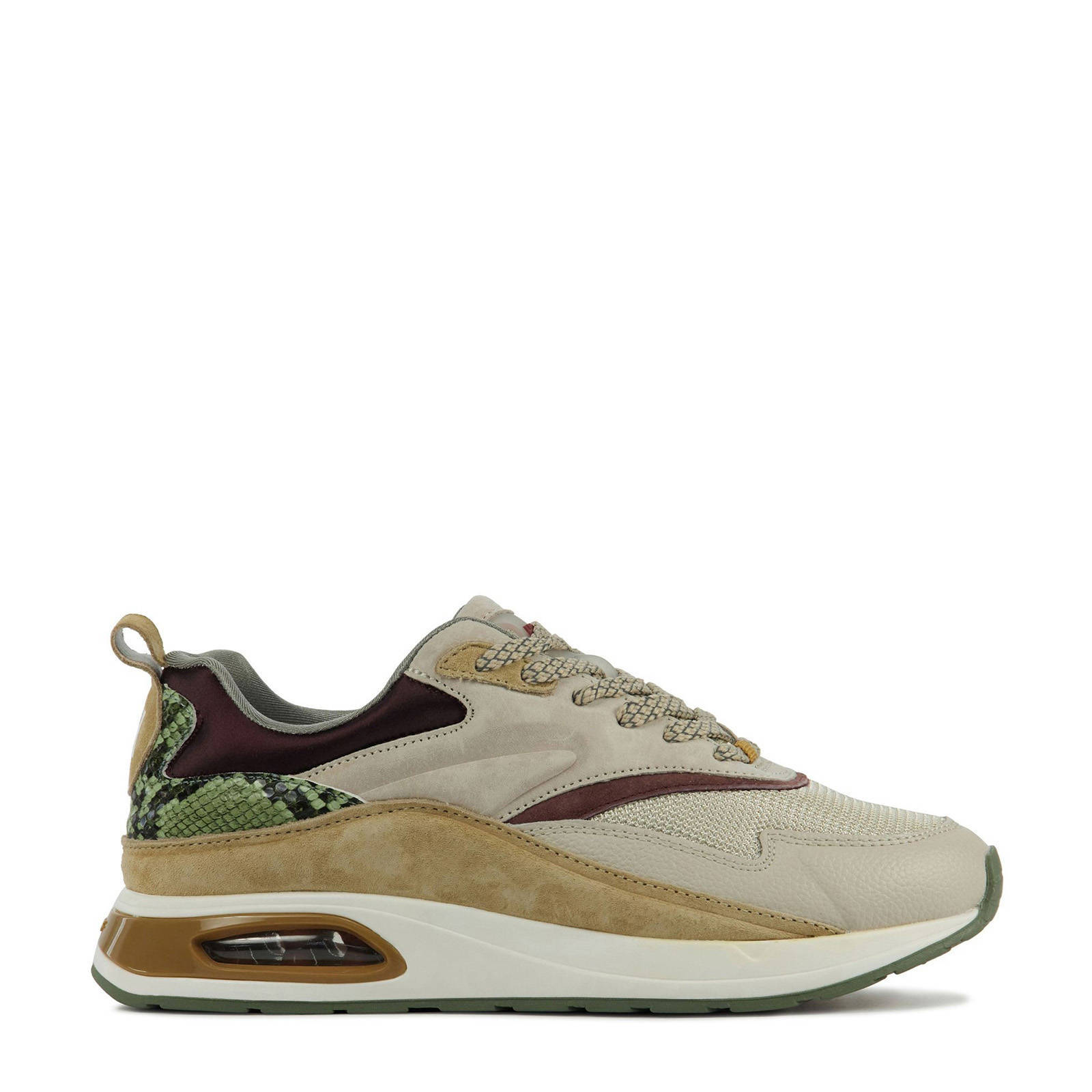 HOFF Notre Dame suède sneakers beige/multi | wehkamp