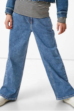 wide leg jeans blauw