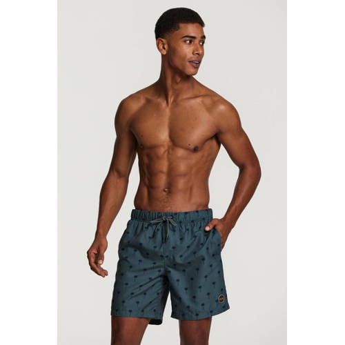 Shiwi The Sunshine Brand zwemshort Palm groen afbeelding