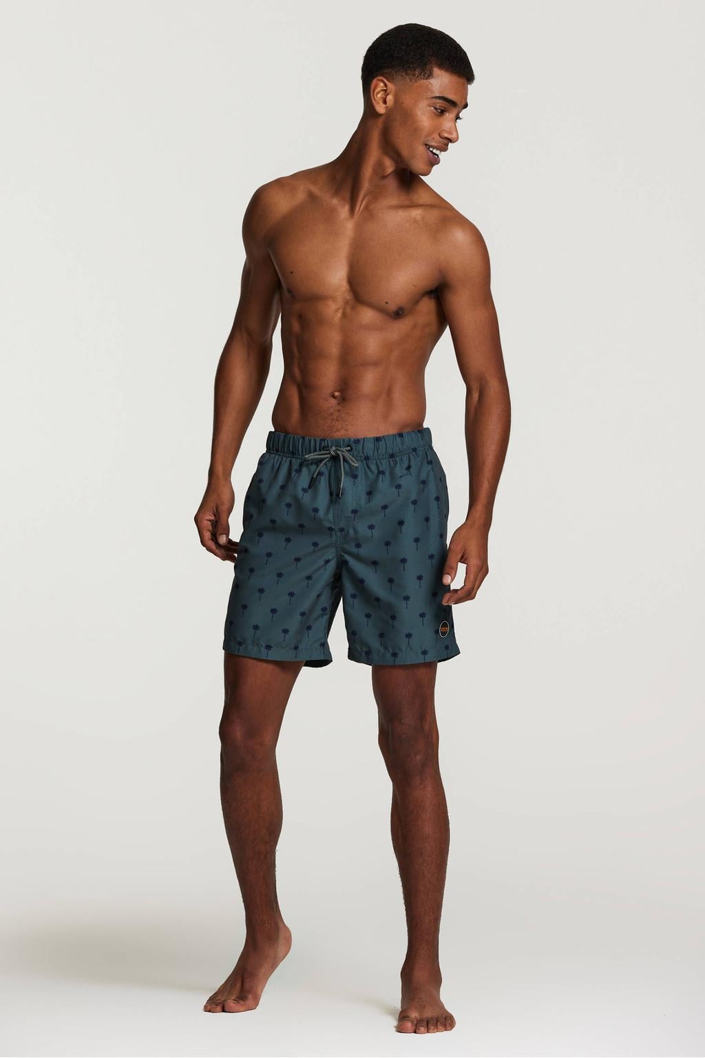 Shiwi The Sunshine Brand zwemshort Palm groen