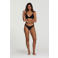 Shiwi voorgevormde triangel bikini met ruches Beau zwart