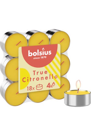 waxinelichtjes Citronella doosje (set van 18)