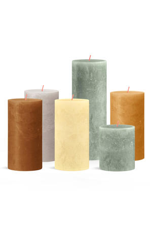 kaars Rustiek Nordic Ambiance (set van 6)