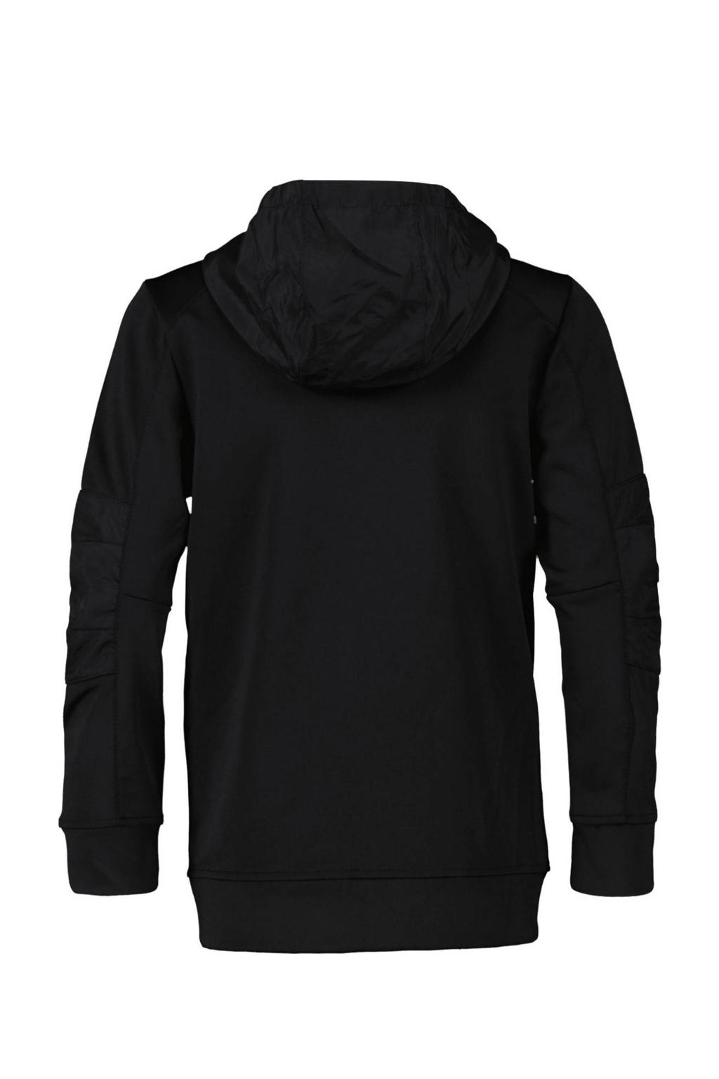 CoolCat Junior sweatvest Sevy met printopdruk zwart | wehkamp