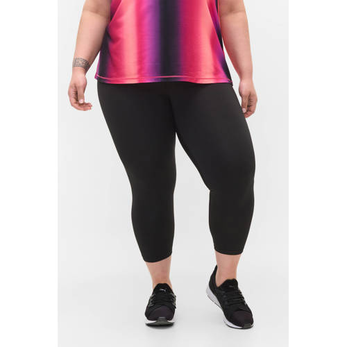 ACTIVE By Zizzi Plus Size 7/8 sportlegging zwart afbeelding