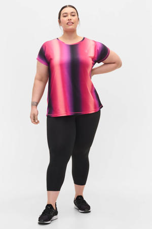 Plus Size 7/8 sportlegging zwart