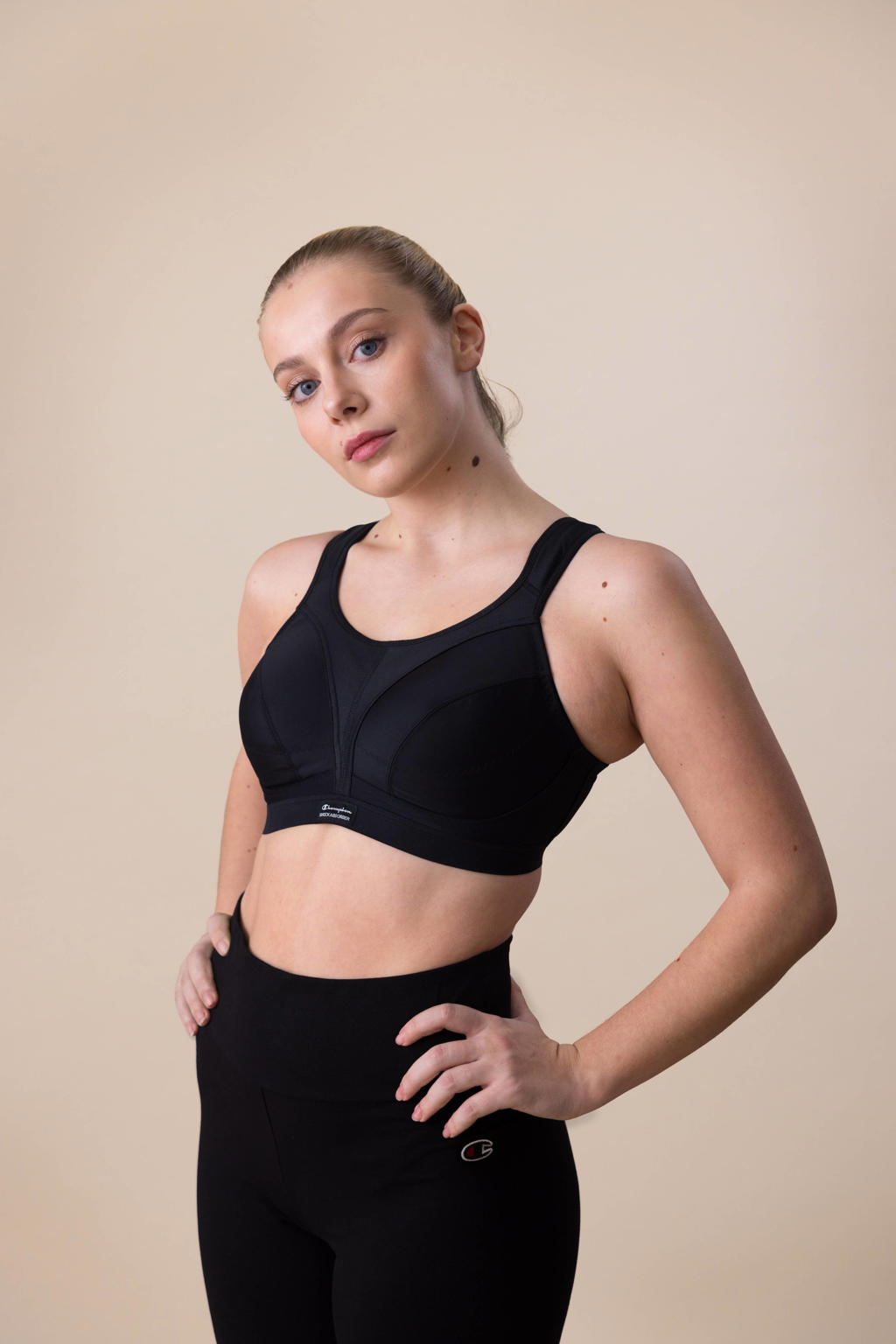 Shock Absorber level 4 sportbh Active D+ Classic zwart
