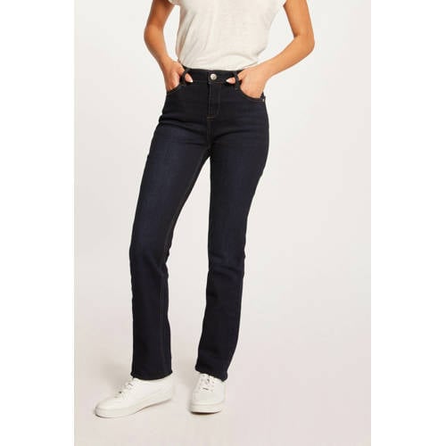Morgan straight leg jeans dark denim afbeelding