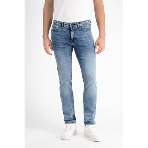 LERROS slim fit jeans light blue used washed afbeelding