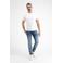 LERROS slim fit jeans light blue used washed