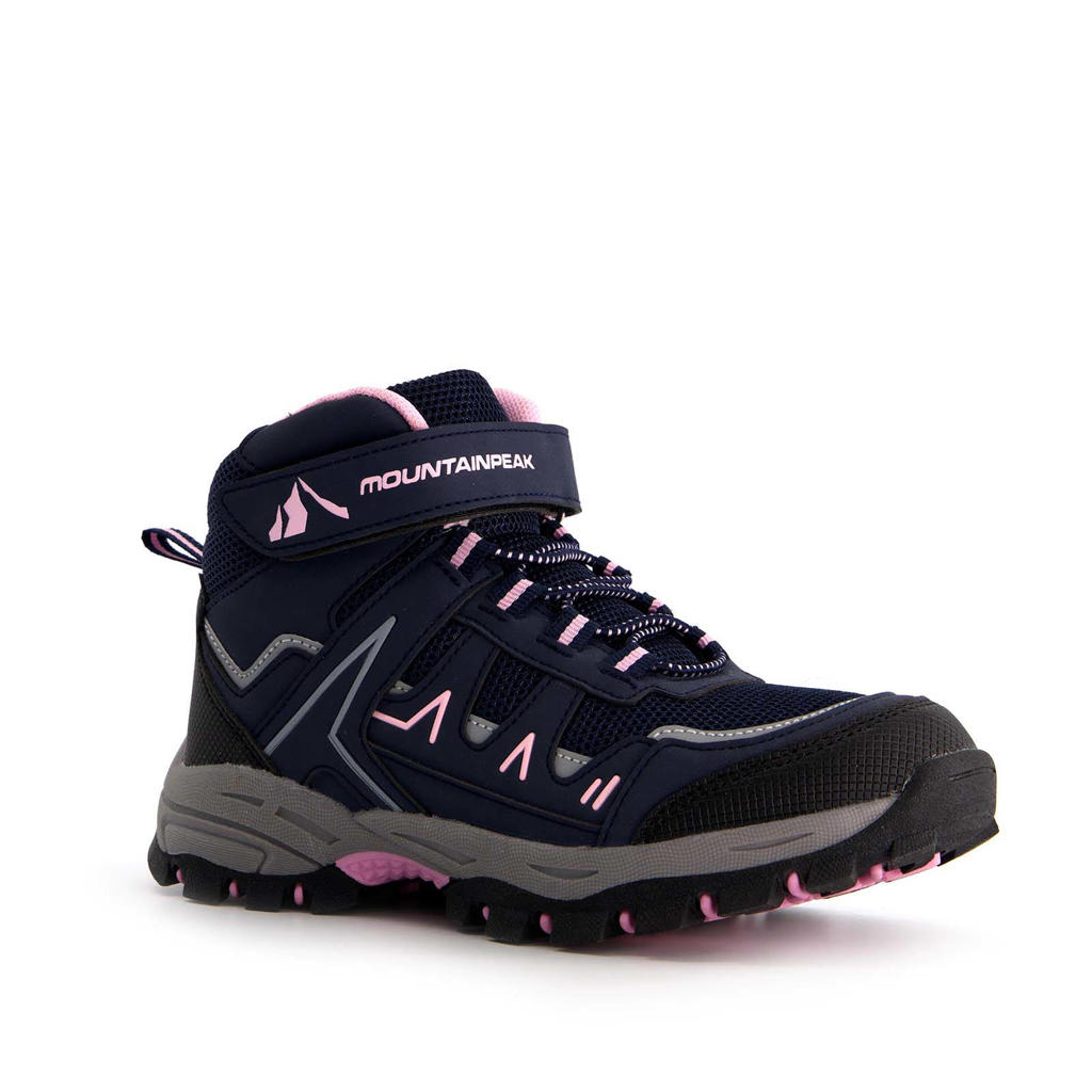 Scapino Mountain Peak   wandelschoenen donkerblauw/roze kids