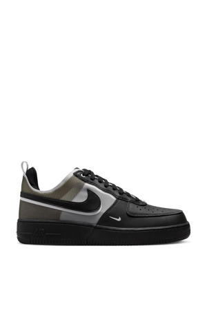 Air Force 1 React sneakers zwart/grijs