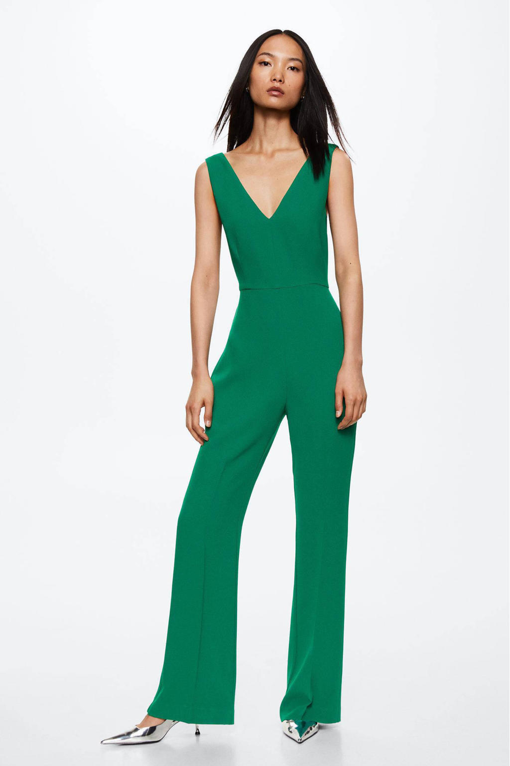 Mango jumpsuit groen kopen? in huis wehkamp