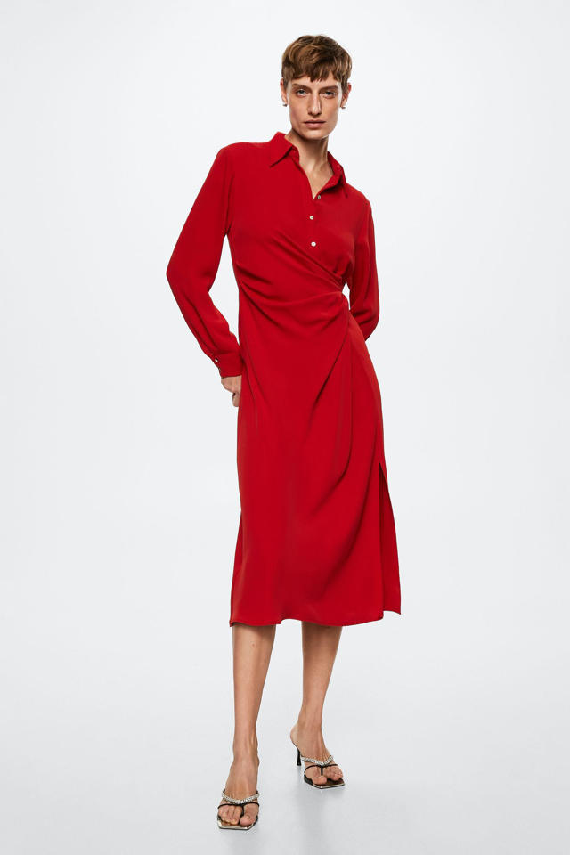 uitglijden Onleesbaar Syndicaat Mango jurk rood | wehkamp
