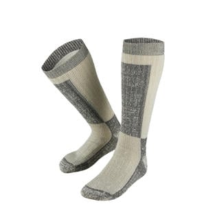 thermo wandelsokken grijs/beige