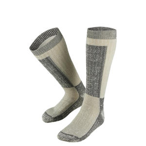 thermo wandelsokken grijs/beige