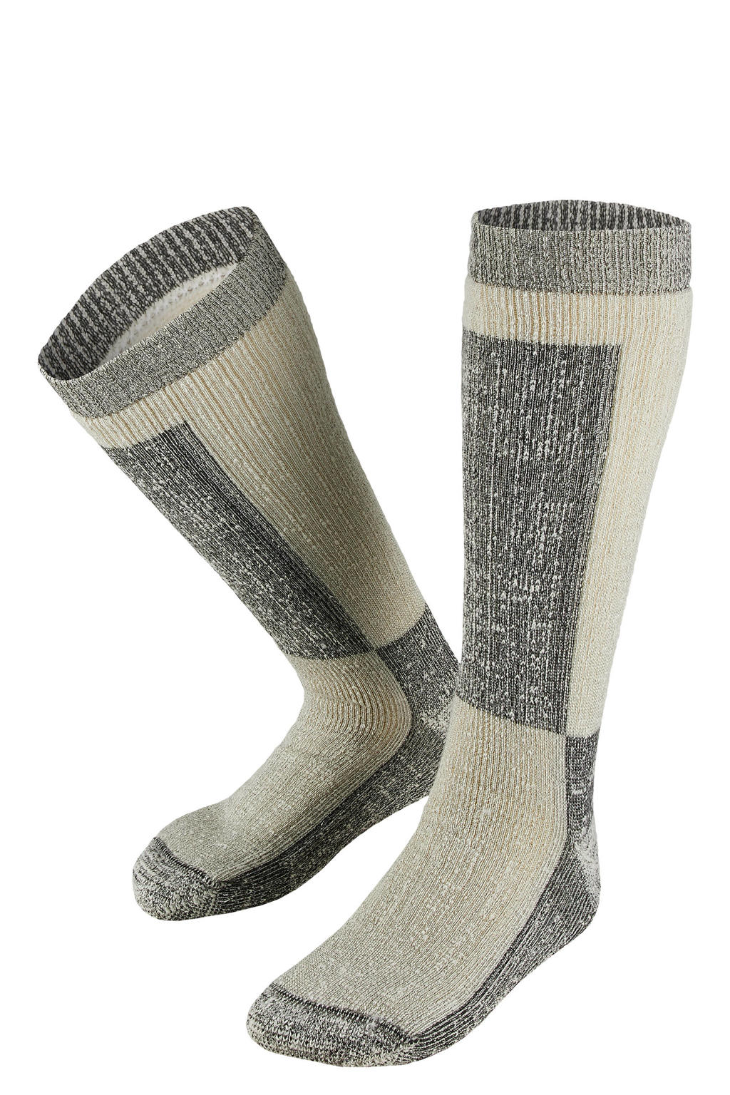 Xtreme thermo wandelsokken grijs/beige