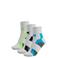 Xtreme fietssokken - wit/grijs/multi (set van 3)